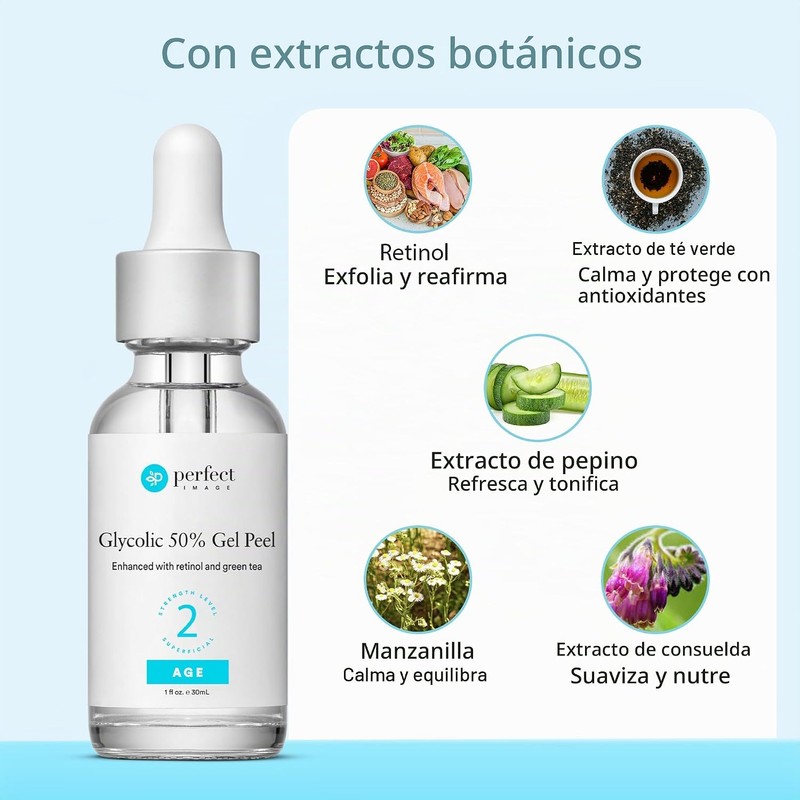 Glycolic Acid 50% Gel Peel - Enhanced with Retinol &