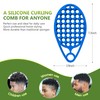 KOUPA Magic Silicone Curly Hair Brush, One Piece Twist Curl