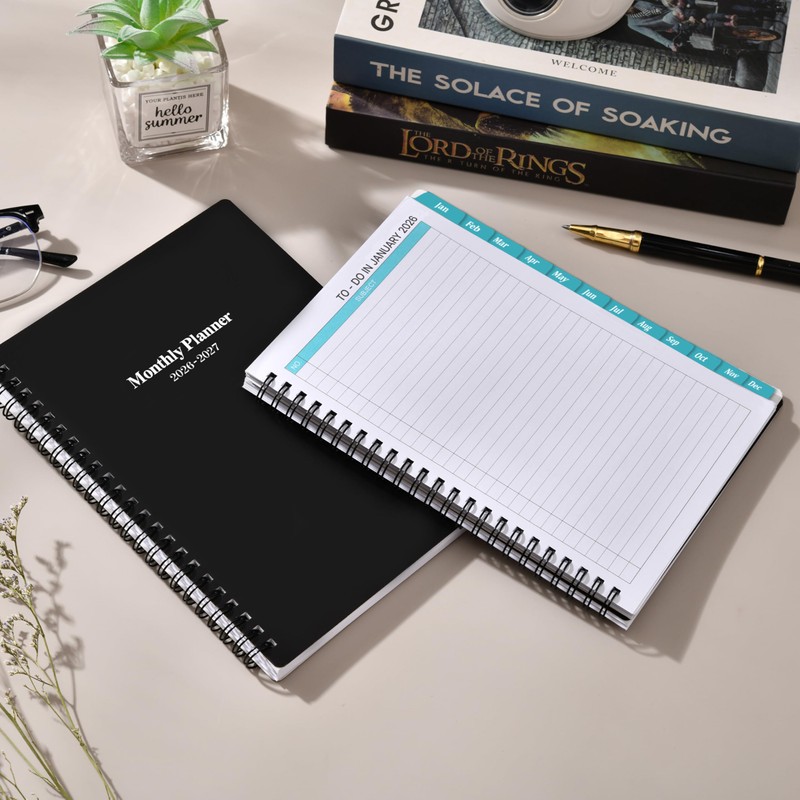 2026-2027 Monthly Planner/Calendar - 2026-2027 Monthly Planner, Jan. 2026 -