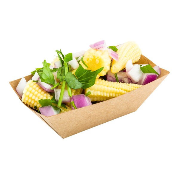 Kraft Paper Bio Boat - 2" x 3/4" x 1