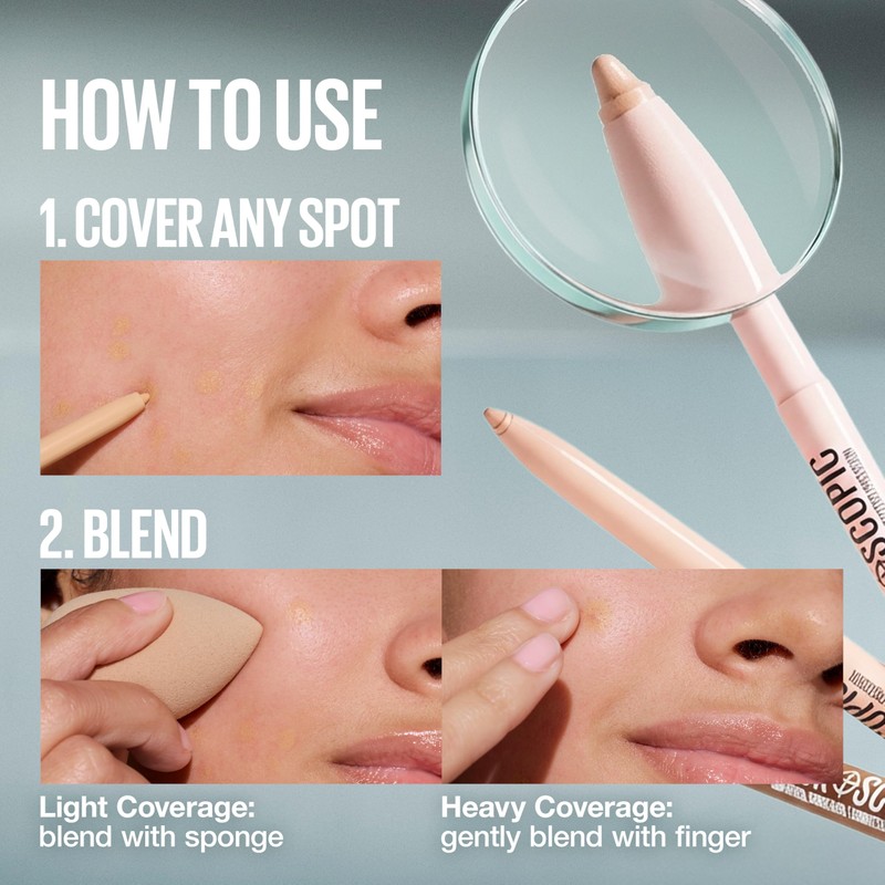 Maybelline Fit Me Microscopic Concealer, 25, Up to 24H creamy