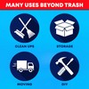 55-60 Gallon Trash Bags, 150 Bags Large Clear Garbage Bags,