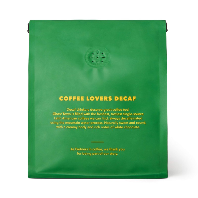 Partners Coffee, Ghost Town Blend - 12 Ounce | Decaf