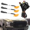 3pcs Car Grille Light with Harness High Brightness Fit for