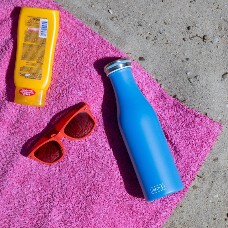 Lurch 240855 Vacuum Flask Stainless Steel Azure