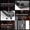Tesonway Cigar Torch Lighter, 4 Jet Flame Cigar Lighter with
