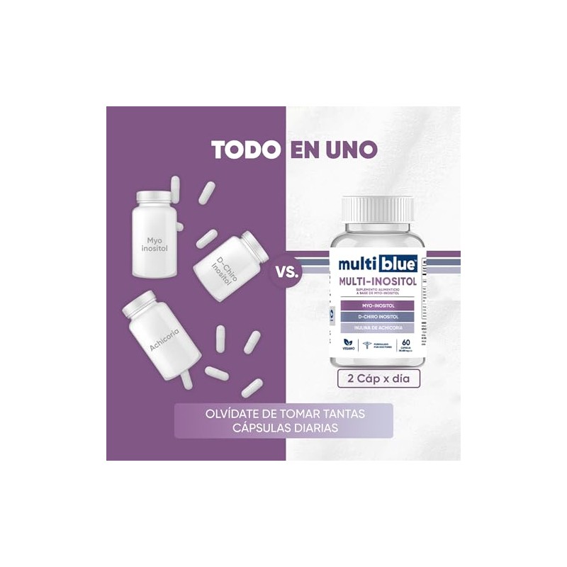 Inositol Ratio 300mg Por Porción Inulina Achicoria Apoyo Digestivo Myo