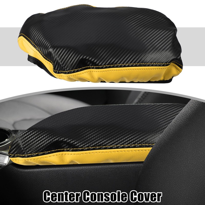A ABSOPRO Center Console Cover Pad Waterproof Armrest Cover Protector