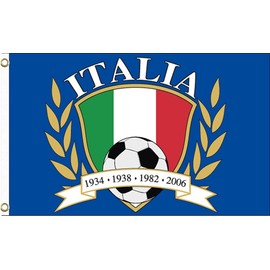 shenky Flag 150 x 90 cm Various Countries Fan Football (Italia)