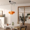 Meefad Adjustable Hanging Light Fixtures, Modern Swing Arm Pendant Light,