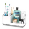 Homtalker Toothbrush Holders for Bathroom Counter - Detachable Bathroom Organizer