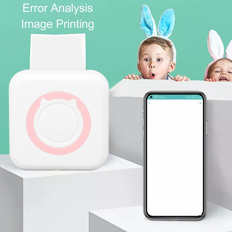 Pocket Printer Inkless Bluetooth Mini Portable Thermal Printer with Colorful