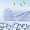 PiccoCasa Cooling Bamboo Blanket All Seasons Breathable for Hot Sleepers,