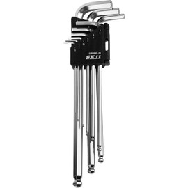 SK11 SLBW09EL-SB Bolt Hold Hex Key Set, Tilt Angle, Approximately 25°, Extra Long