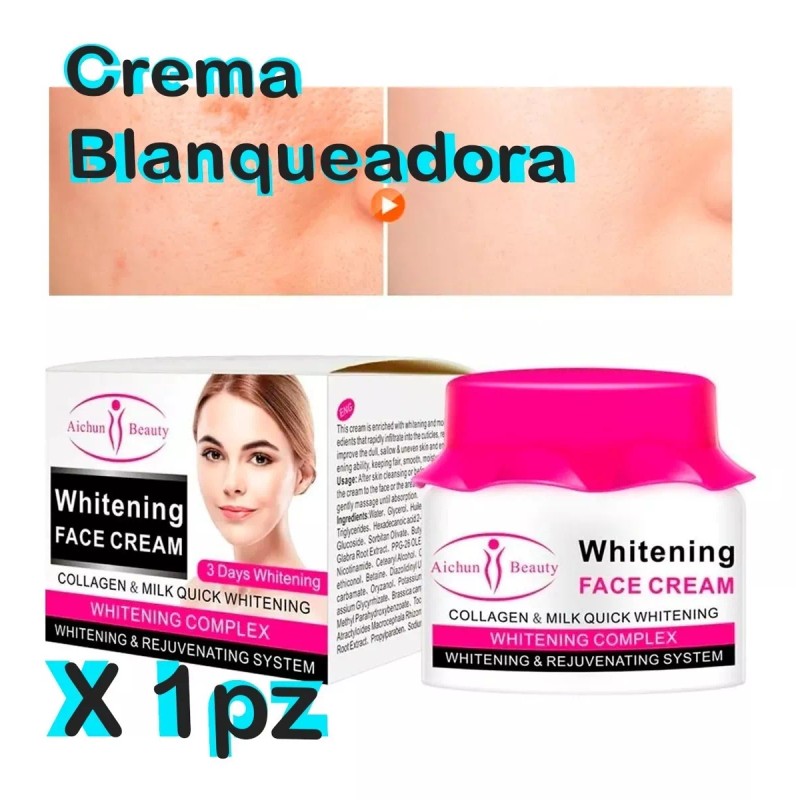 Universo en Linea Crema Facial Aclaradora Remueve Manchas Oscura Aichun