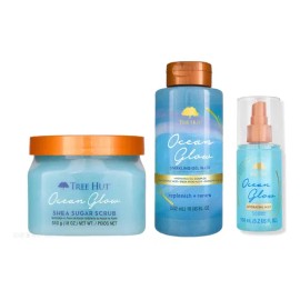 3 Pack Exfoliante Corporal, Gel De Baño  Mist Ocean Glow                                                                                              