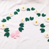 Felt Daisy Flower Garland,Spring Summer Flower Banner Decoration for Daisy
