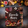 CraftSaints Recipe Binder 8.5x11, 3 Ring DIY Cookbook Kit 12