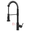 GIMILI Matte Black Touchless Kitchen Faucet Motion Sensor Activated Smart