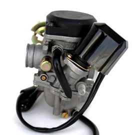 20mm, GY6, 50cc Carburetor. OEM Wolf Brand Scooter Part Fits: ZNEN GY6 49cc Scooters. May Fit Other GY6 50cc Chinese Scooters.