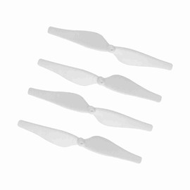 4 Pairs 2 Blades Propeller Quadcopter Carbon Fibre Propeller Blade Suitable for Tello Drone Accessories (White)
