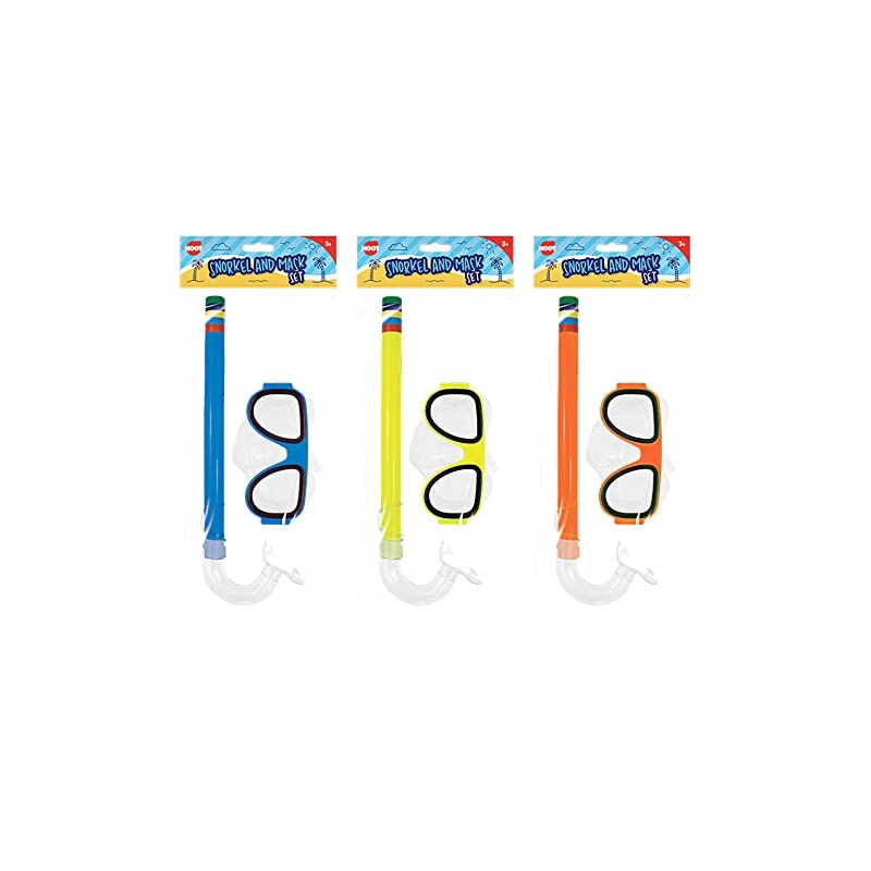 Hardys Kids Snorkel Set - Two Piece Snorkel Mask, Adjustable