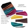 2PCS Milk Silk Headbands Pink 9.5 * 22CM Soft Head