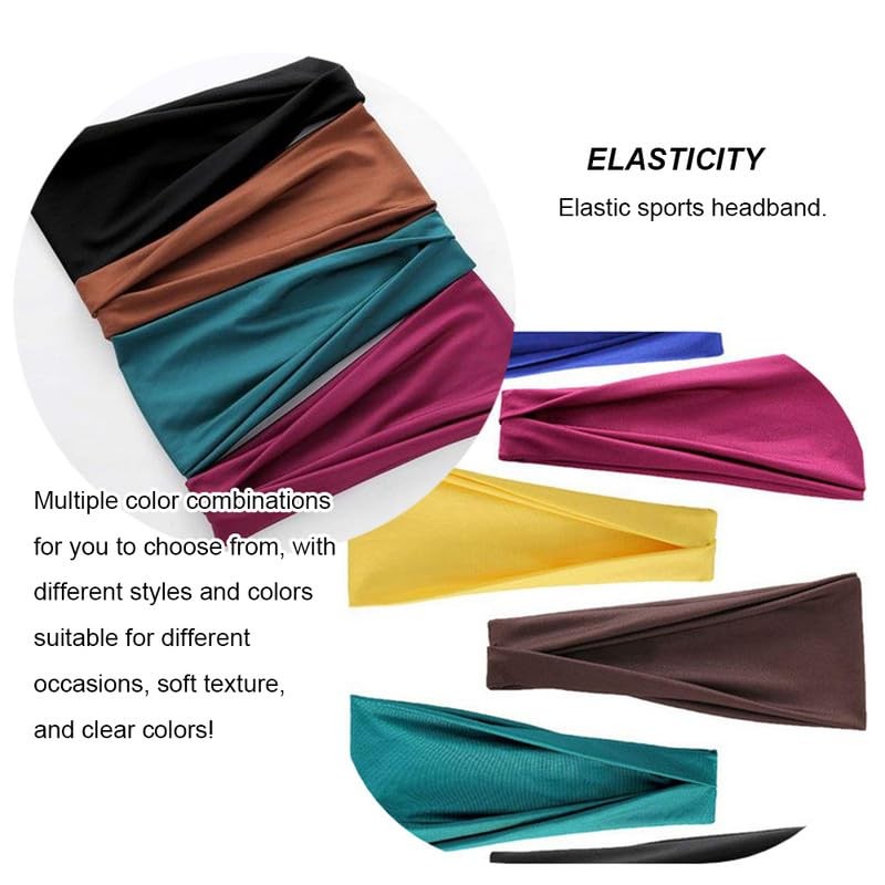 2PCS Milk Silk Headbands Pink 9.5 * 22CM Soft Head