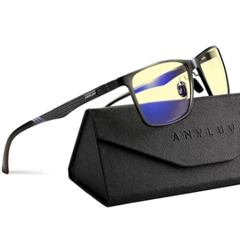 ANYLUV Blue-Light-Glasses Men Bluelight-Glasses Blocking: Anti Eyestrain Bluelight Computer Gaming Glasses