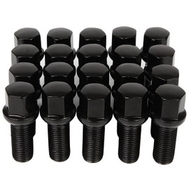 SCITOO 20Pcs 14x1.5 Extended Lug Bolts Shank 40mm Overall 64mm Ball Seat Wheel Lug Studs Fit for A1 A3 A4 A6 A7 A8 Q2 Q3 Q5 Q7 R8 RS3 RS4 RS5 RS6 RS7 S3 S4 S5 S6 S7 S8 SQ5 TT