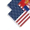 3×5 FT USA Serbia Combo Flag,Large Serbian Friendship Decor,Double Side