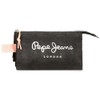 Pepe Jeans Cintia Federmäppchen, dreifach, Schwarz, 22 x 12 x