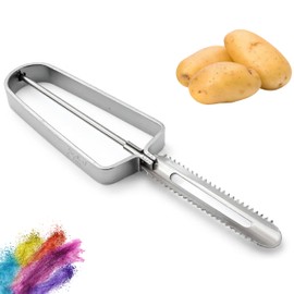 SoKalChw Best Potato Peelers for Kitchen, Just Like Mom's Old Steel Peeler
