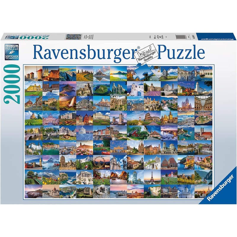 Ravensburger - 99 Places in Europe - 1000 Piece Jigsaw