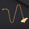 LUTAKU Honduras Map and City Necklace for Women Men, Honduras