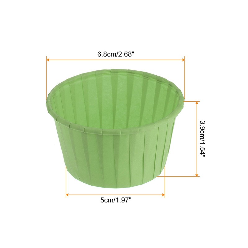 sourcing map 150Pcs Cupcake Baking Cups 3.5oz Standard Size Paper