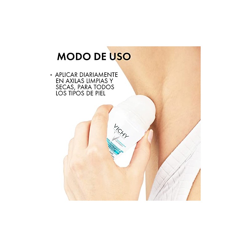Vichy Desodorante Anti Transpirante Manchas Roll 48h Deos 50ml