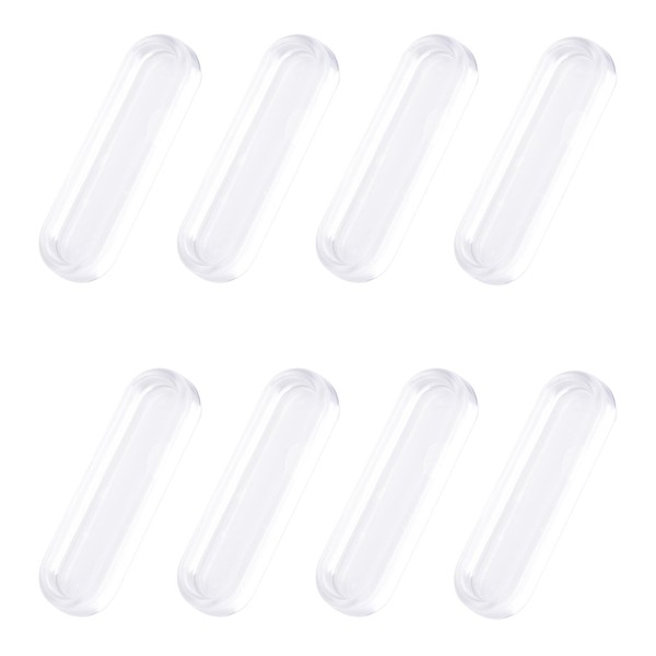 MOROBOR Clear PU Self-Adhesive Pulls, 8 Pcs Recessed Finger Pulls