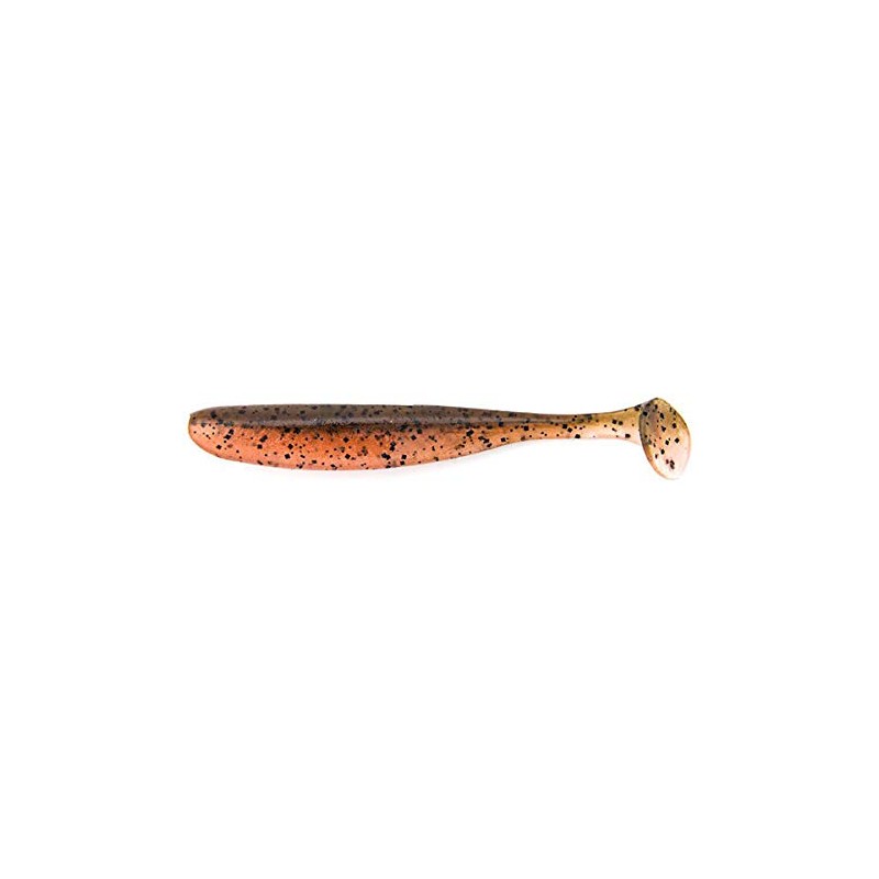 Keitech Softbait Easy Shiner 438 Green Pumpkin Fire, 4" 10cm