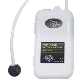 YQMIGU Small Air Pump for Fish Tank 6 Gallons, Aerator for Bait Bucket,Bubbler Stones for Aerator, Bait Bucket Air Pump,Quiet Voice, Suitable for Tropical Fish Enthusiasts and Fishing Enthusiasts