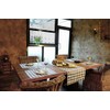 texpot Tablecloth 100 x 140 cm Brown/White Checked Cotton 2
