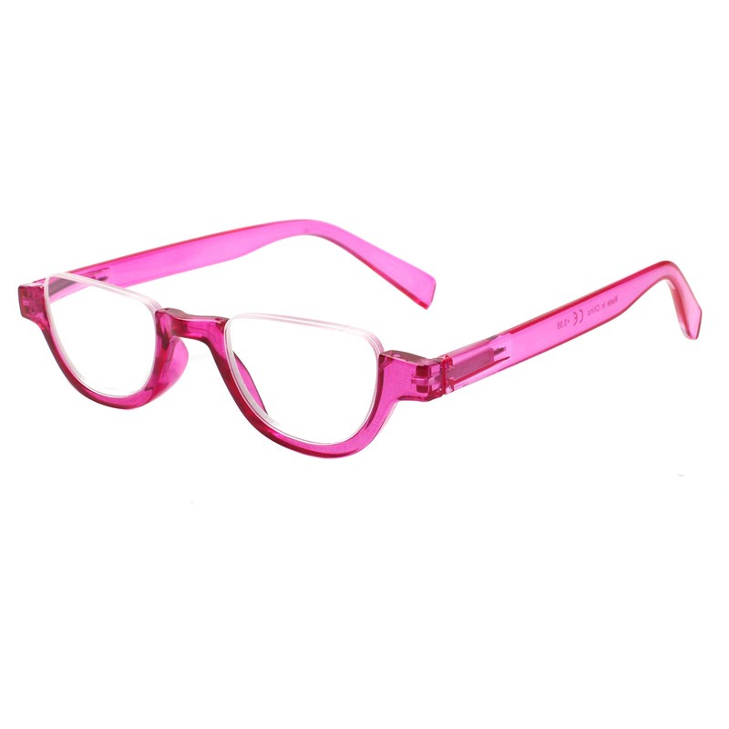 SIGVAN 4 Pairs of Colorful Fashion Half Moon Frame Reading