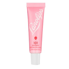 Lanolips 101 Ointment Multipurpose Superbalm Strawberry - Natural Healing Moisturizer with Lanolin - Restore + Repair Cracked Lips, Cuticles, Elbows + Dry Skin - Fragrance-Free Balm (10g / 0.35oz)