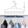 Smartor White Velvet Hangers 60 Pack, Space Saving Clothes Hangers
