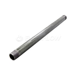 Supply Giant QDHM3460 60" Long Pre-Cut Galvanized Pipe with 3/4" Nominal Size Diameter