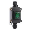 Meskliu Waterproof Inline Switch, 12VDC/16A-24VDC/20A DPST On/Off Rocker Switch, IP67