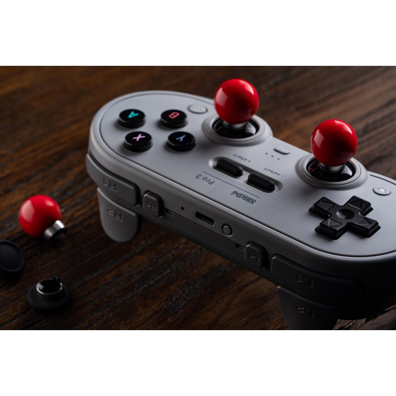 Nargos 8BitDo Pro 3 Bluetooth Gamepad, Compatible with Switch 1/2,
