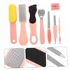 TOVINANNA 1set Ergonomic Pedicure Foot File Kit Multi-functional Dead Skin