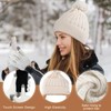 Liitrsh 12 Pcs Women Beanie Scarf Gloves Sets Knitted Beanie