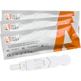 Employee Saliva Drug Testing Kits ~ 6 Panel Rapid Workplace Safety Checks DSD-863/MET (3 Tests)